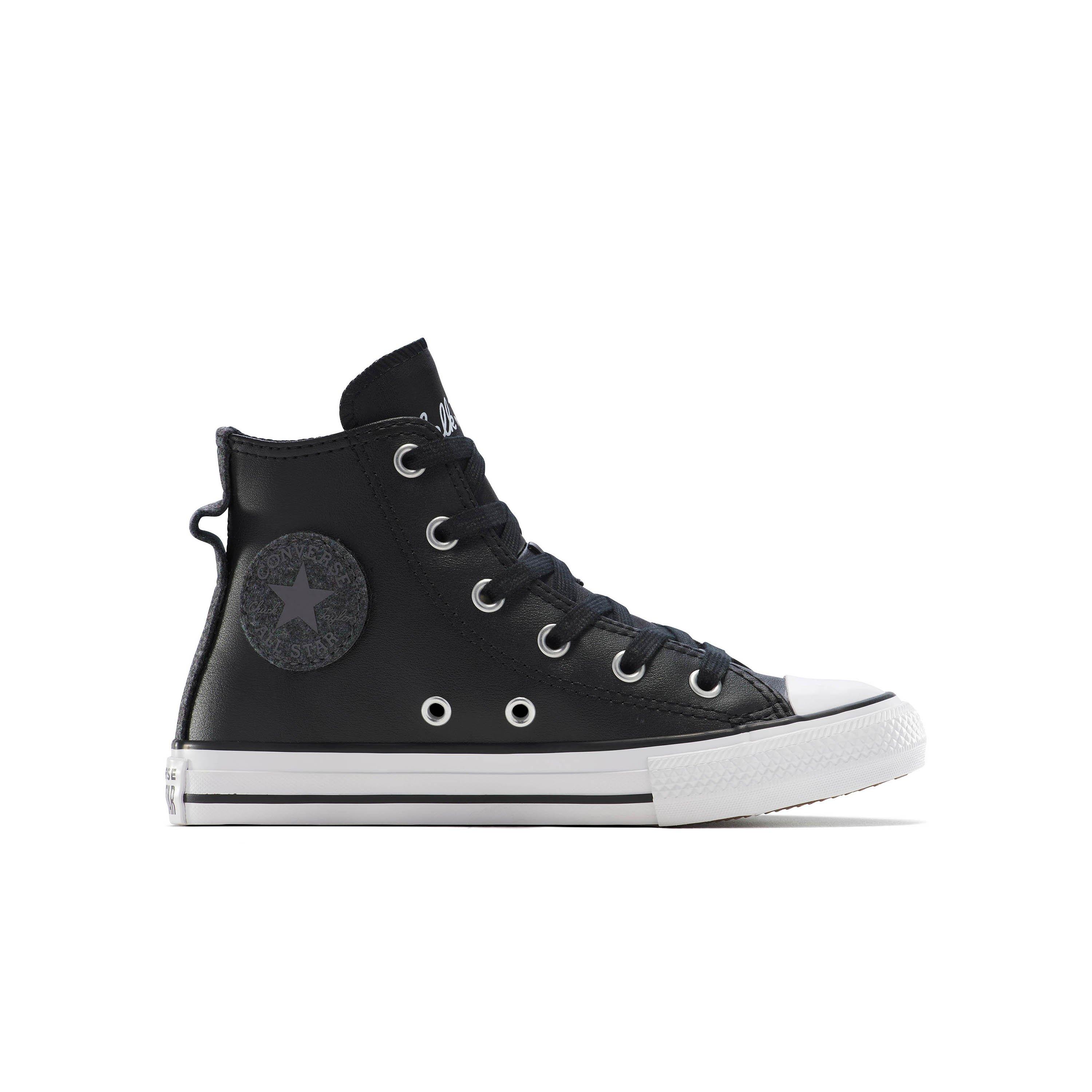 Converse Chuck Taylor All Star "Chalk Taylor" Preschool Boys' Shoe - BLACK